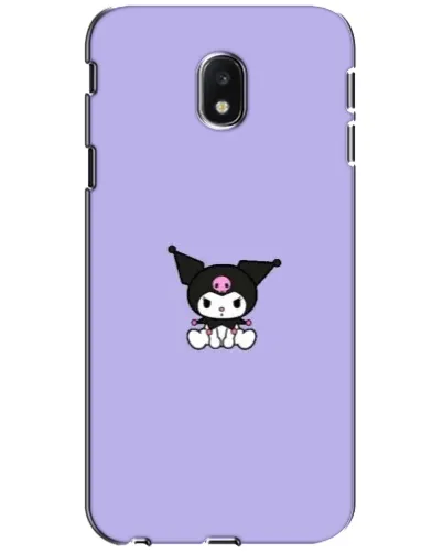 Чехол для Samsung Galaxy J3 2017 (J330FN EU) с картинкой «Kuromi — фиолетовый минимализм»