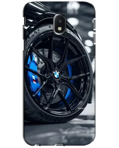 Чехол для Samsung Galaxy J3 2017 (J330FN EU) с картинкой «Колесо BMW вблизи»