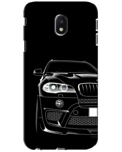 Чехол для Samsung Galaxy J3 2017 (J330FN EU) с картинкой «Темный силуэт BMW»