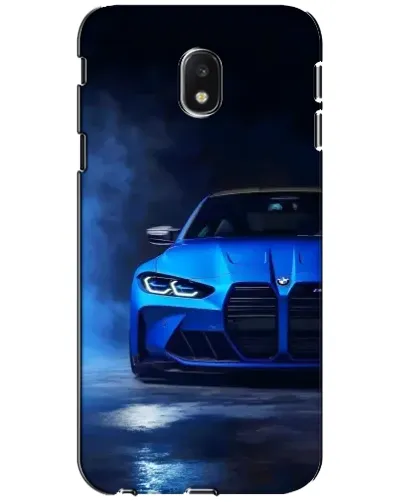 Чехол для Samsung Galaxy J3 2017 (J330FN EU) с картинкой «Голубая BMW M4»