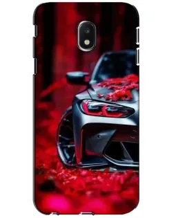 Чехол для Samsung Galaxy J3 2017 (J330FN EU) с картинкой «Спортивная BMW и цветы» Чехол для Samsung Galaxy J3 2017 (J330FN EU) с картинкой «Спортивная BMW и цветы»