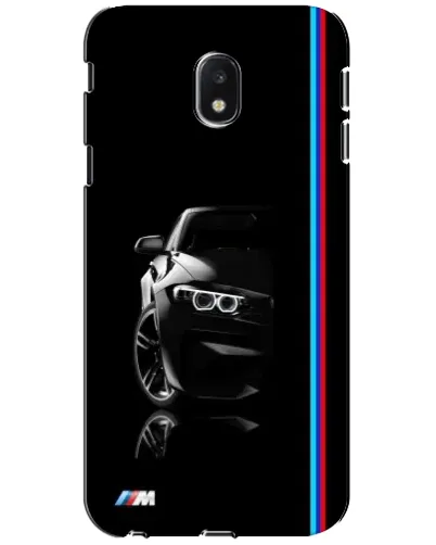 Чехол для Samsung Galaxy J3 2017 (J330FN EU) с картинкой «Силуэт BMW в темноте»