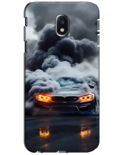 Чехол для Samsung Galaxy J3 2017 (J330FN EU) с картинкой «BMW в дыму»