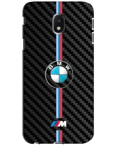 Чехол для Samsung Galaxy J3 2017 (J330FN EU) с картинкой «Эмблема BMW и карбон»