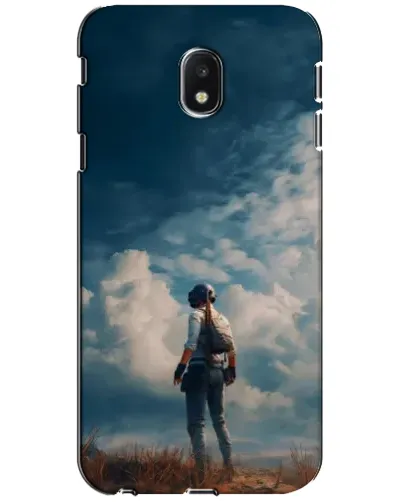 Чехол для Samsung Galaxy J3 2017 (J330FN EU) с картинкой «Герой PUBG на скале» Чехол для Samsung Galaxy J3 2017 (J330FN EU) с картинкой «Герой PUBG на скале»