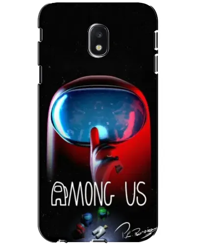 Чехол для Samsung Galaxy J3 2017 (J330FN EU) с картинкой «Красный импостер — макро» Чехол для Samsung Galaxy J3 2017 (J330FN EU) с картинкой «Красный импостер — макро»