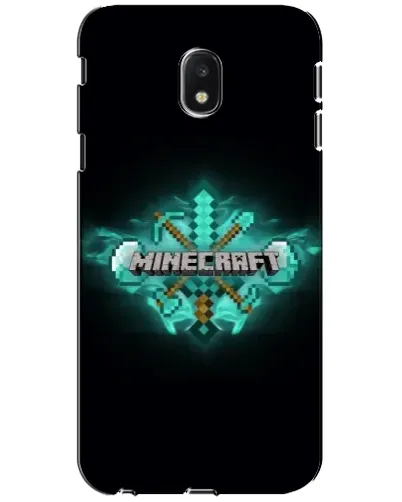 Чехол для Samsung Galaxy J3 2017 (J330FN EU) с картинкой «Minecraft Diamond лого» Чехол для Samsung Galaxy J3 2017 (J330FN EU) с картинкой «Minecraft Diamond лого»