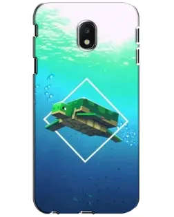 Чехол для Samsung Galaxy J3 2017 (J330FN EU) с картинкой «Черепаха Minecraft» Чехол для Samsung Galaxy J3 2017 (J330FN EU) с картинкой «Черепаха Minecraft»