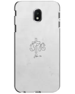 Чохол для Samsung Galaxy J3 2017 (J330FN EU) з картинкою «Івана 3:16 Хрест» Чохол для Samsung Galaxy J3 2017 (J330FN EU) з картинкою «Івана 3:16 Хрест»