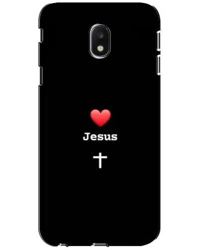 Чехол для Samsung Galaxy J3 2017 (J330FN EU) с картинкой «Сердце - Jesus»