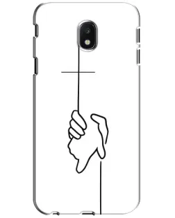 Чохол для Samsung Galaxy J3 2017 (J330FN EU) з картинкою «Рука тримає» Чохол для Samsung Galaxy J3 2017 (J330FN EU) з картинкою «Рука тримає»
