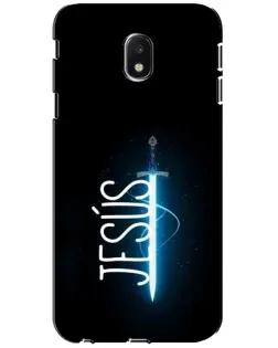 Чехол для Samsung Galaxy J3 2017 (J330FN EU) с картинкой «Меч Духа Jesus»