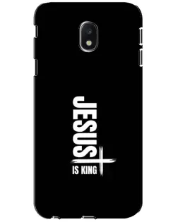 Чехол для Samsung Galaxy J3 2017 (J330FN EU) с картинкой «Вертикаль веры Jesus»