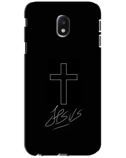 Чехол для Samsung Galaxy J3 2017 (J330FN EU) с картинкой «Графический крест Jesus» Чехол для Samsung Galaxy J3 2017 (J330FN EU) с картинкой «Графический крест Jesus»