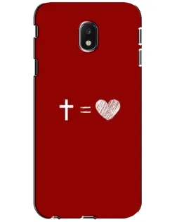 Чехол для Samsung Galaxy J3 2017 (J330FN EU) с картинкой «Уравнение любви» Чехол для Samsung Galaxy J3 2017 (J330FN EU) с картинкой «Уравнение любви»