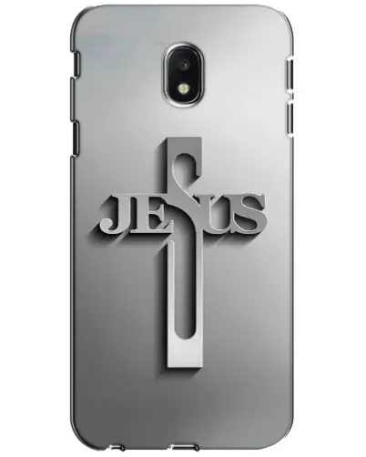 Чехол для Samsung Galaxy J3 2017 (J330FN EU) с картинкой «Металлический крест Jesus» Чехол для Samsung Galaxy J3 2017 (J330FN EU) с картинкой «Металлический крест Jesus»