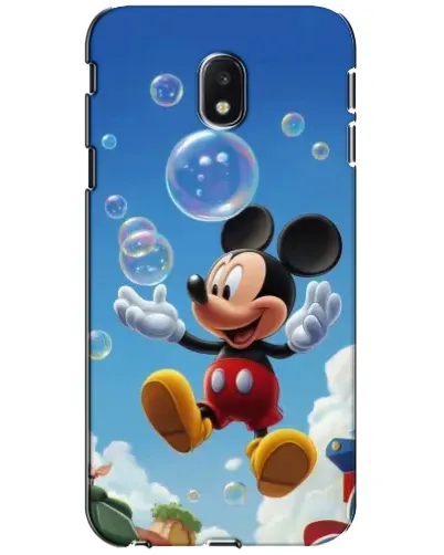 Чехол для Samsung Galaxy J3 2017 (J330FN EU) с картинкой «Mickey и мыльные пузыри»