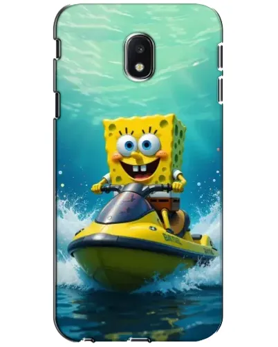 Чехол для Samsung Galaxy J3 2017 (J330FN EU) с картинкой «Спанч Боб на гидроцикле» Чехол для Samsung Galaxy J3 2017 (J330FN EU) с картинкой «Спанч Боб на гидроцикле»