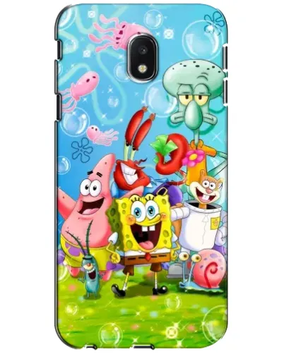 Чехол для Samsung Galaxy J3 2017 (J330FN EU) с картинкой «Губка Боб и друзья» Чехол для Samsung Galaxy J3 2017 (J330FN EU) с картинкой «Губка Боб и друзья»