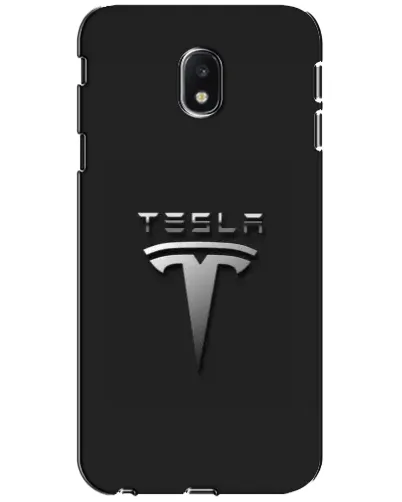 Чехол для Samsung Galaxy J3 2017 (J330FN EU) с картинкой «Стальной логотип Tesla» Чехол для Samsung Galaxy J3 2017 (J330FN EU) с картинкой «Стальной логотип Tesla»