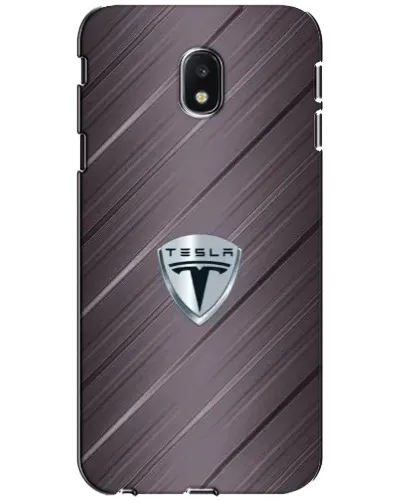 Чехол для Samsung Galaxy J3 2017 (J330FN EU) с картинкой «Металлическая текстура Tesla» Чехол для Samsung Galaxy J3 2017 (J330FN EU) с картинкой «Металлическая текстура Tesla»