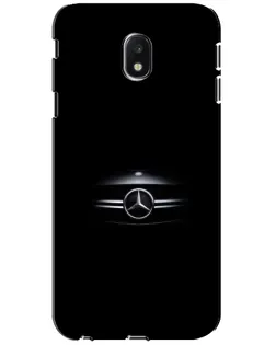 Чехол для Samsung Galaxy J3 2017 (J330FN EU) с картинкой «Mercedes — абстрактные линии»