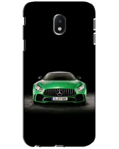 Чехол для Samsung Galaxy J3 2017 (J330FN EU) с картинкой «Mercedes — неоновый лого»
