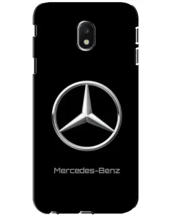 Чехол для Samsung Galaxy J3 2017 (J330FN EU) с картинкой «Mercedes Silver Logo»
