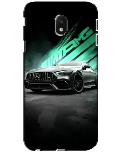 Чехол для Samsung Galaxy J3 2017 (J330FN EU) с картинкой «Темный Mercedes AMG»