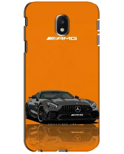 Чехол для Samsung Galaxy J3 2017 (J330FN EU) с картинкой «Оранжевый Mercedes AMG»