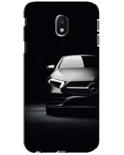 Чехол для Samsung Galaxy J3 2017 (J330FN EU) с картинкой «Свет фар Mercedes»