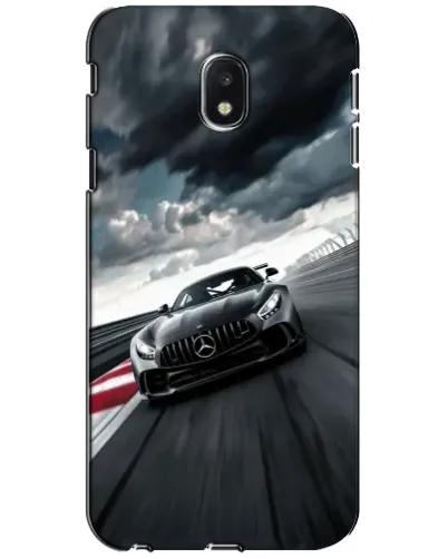 Чехол для Samsung Galaxy J3 2017 (J330FN EU) с картинкой «Гоночный Mercedes AMG»