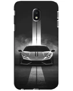 Чехол для Samsung Galaxy J3 2017 (J330FN EU) с картинкой «Lamborghini симметрия дорог»