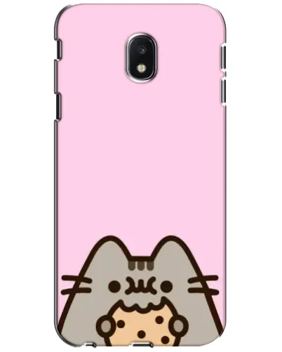Чехол для Samsung Galaxy J3 2017 (J330FN EU) с картинкой «Pusheen и печенье» Чехол для Samsung Galaxy J3 2017 (J330FN EU) с картинкой «Pusheen и печенье»