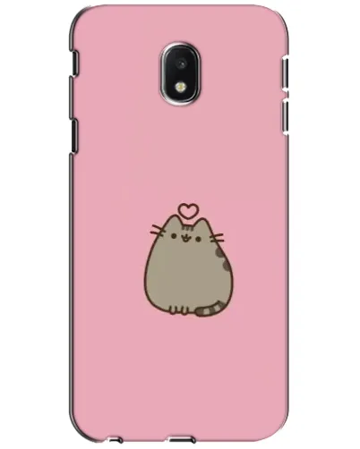 Чехол для Samsung Galaxy J3 2017 (J330FN EU) с картинкой «Pusheen сердце» Чехол для Samsung Galaxy J3 2017 (J330FN EU) с картинкой «Pusheen сердце»