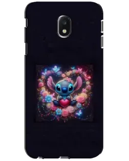 Чехол для Samsung Galaxy J3 2017 (J330FN EU) с картинкой «Stitch в цветах» Чехол для Samsung Galaxy J3 2017 (J330FN EU) с картинкой «Stitch в цветах»
