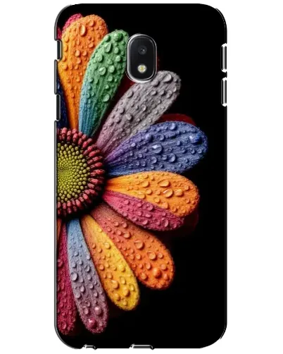 Чехол для Samsung Galaxy J3 2017 (J330FN EU) с картинкой «Радужный цветок» Чехол для Samsung Galaxy J3 2017 (J330FN EU) с картинкой «Радужный цветок»