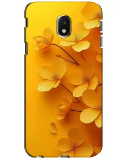 Чехол для Samsung Galaxy J3 2017 (J330FN EU) с картинкой «Золотые лепестки»