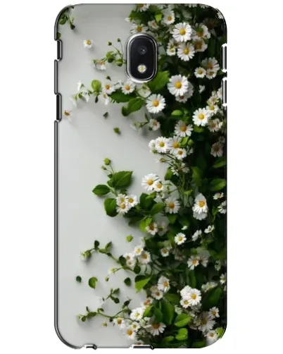 Чехол для Samsung Galaxy J3 2017 (J330FN EU) с картинкой «Ветка мелких белых цветов» Чехол для Samsung Galaxy J3 2017 (J330FN EU) с картинкой «Ветка мелких белых цветов»