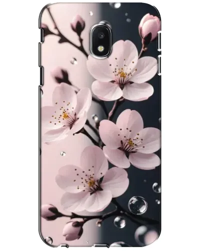 Чехол для Samsung Galaxy J3 2017 (J330FN EU) с картинкой «Нежная сакура и капли» Чехол для Samsung Galaxy J3 2017 (J330FN EU) с картинкой «Нежная сакура и капли»