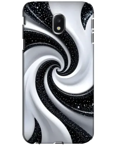 Чехол для Samsung Galaxy J3 2017 (J330FN EU) с картинкой «Черно-белая спираль» Чехол для Samsung Galaxy J3 2017 (J330FN EU) с картинкой «Черно-белая спираль»