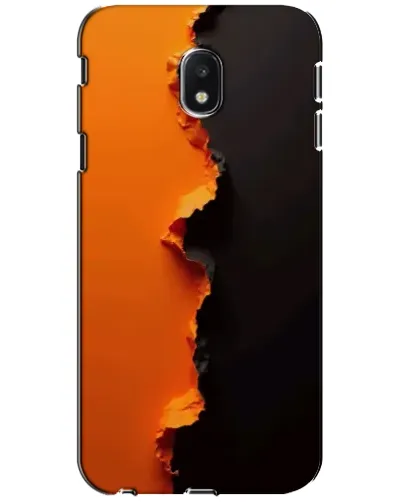 Чехол для Samsung Galaxy J3 2017 (J330FN EU) с картинкой «Оранжевый разлом» Чехол для Samsung Galaxy J3 2017 (J330FN EU) с картинкой «Оранжевый разлом»