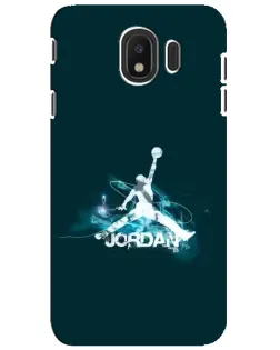 Чехол для Samsung Galaxy J4 2018 (SM-J400F) с картинкой «Jordan Blue Fire» Чехол для Samsung Galaxy J4 2018 (SM-J400F) с картинкой «Jordan Blue Fire»