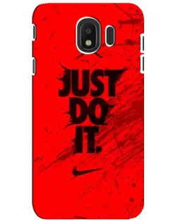 Чехол для Samsung Galaxy J4 2018 (SM-J400F) с картинкой «Nike Just Do It» Чехол для Samsung Galaxy J4 2018 (SM-J400F) с картинкой «Nike Just Do It»
