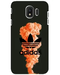 Чохол для Samsung Galaxy J4 2018 (SM-J400F) з картинкою «Помаранчевий дим Adidas»