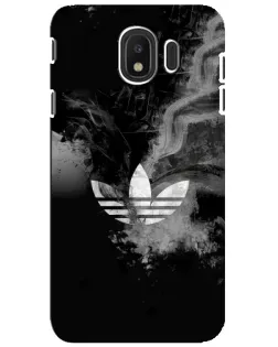 Чохол для Samsung Galaxy J4 2018 (SM-J400F) з картинкою «Абстрактний дим Adidas»