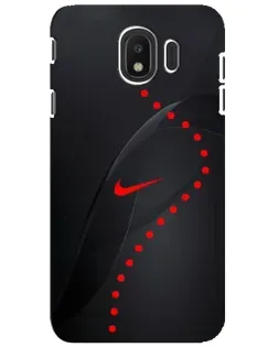 Чехол для Samsung Galaxy J4 2018 (SM-J400F) с картинкой «Абстрактный дизайн Nike»