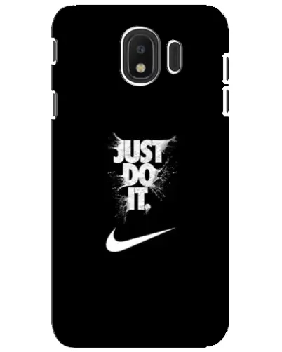 Чехол для Samsung Galaxy J4 2018 (SM-J400F) с картинкой «Текстовый принт Nike»