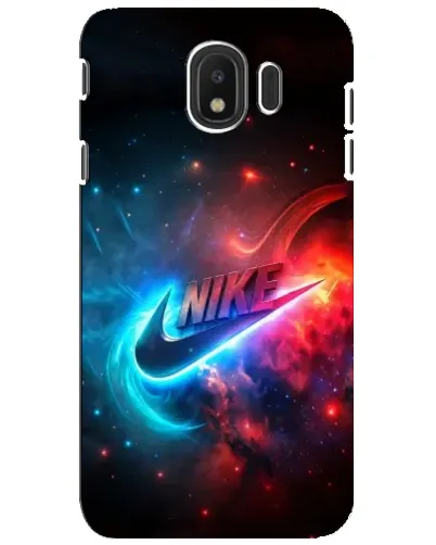 Чехол для Samsung Galaxy J4 2018 (SM-J400F) с картинкой «Огненный логотип Nike»