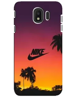 Чехол для Samsung Galaxy J4 2018 (SM-J400F) с картинкой «Nike на закате солнца»